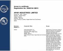 Apar Industries - QM15 - ANAB
