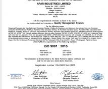 Apar Industries - QM15 - IQNET